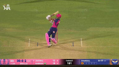 IPL 2025 M36: RR vs LSG - Yashasvi Jaiswal Six