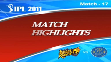 IPL 2011 Match 17 Highlights KKR vs RR