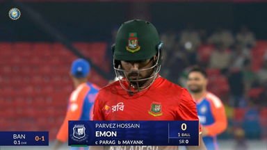 IND vs BAN 2024, 3rd T20I: Parvez Hossain Emon Wicket