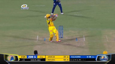 M27: MI vs CSK – Ambati Rayudu Six
