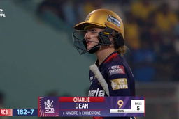 Wicket: Match 18, UP Warriorz vs Royal Challengers Bengaluru, WPL 2025: Charlie Dean Wicket