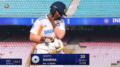 IND-W vs ENG-W 2023, 1st Test: Deepti Sharma Wicket