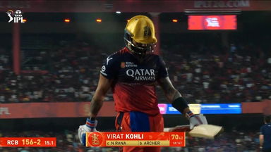 IPL 2025 M42: RCB vs RR - Virat Kohli Wicket