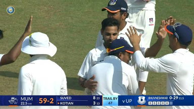Ranji Trophy 2023/24, Mumbai vs Uttar Pradesh: Mumbai 2nd Innings Fall of Wickets