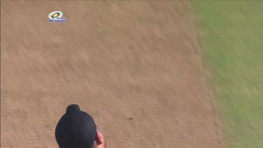 M22: MI vs KXIP–  Wriddhiman Saha Six