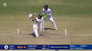 IND vs ENG 2024, 3RD Test: Yashasvi Jaiswal Six
