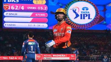 IPL 2025 M54: PBKS vs LSG - Nehal Wadhera Wicket