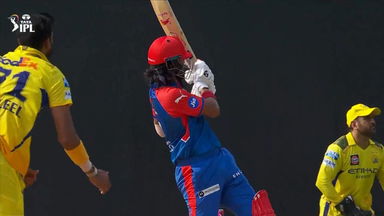 IPL 2025 M17: CSK vs DC - KL Rahul Six