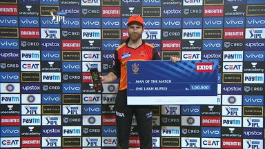 M52: RCB vs SRH  – Man of the Match – Kane Williamson