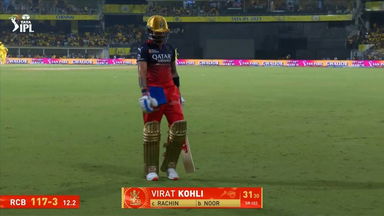 IPL 2025 M08: CSK vs RCB - Virat Kohli Wicket