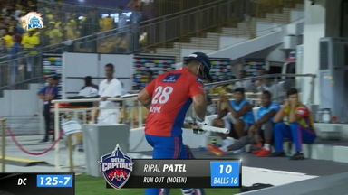 M55: CSK vs DC – Ripal Patel Wicket