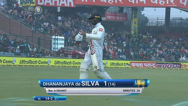 IND vs SL 2017, 3rd Test Day 2: Dhananjaya de Silva Wicket