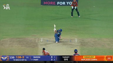 IPL 2025 M07: SRH vs LSG - Rishabh Pant Six