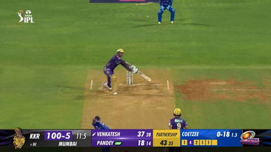 M51: MI vs KKR – Venkatesh Iyer Six