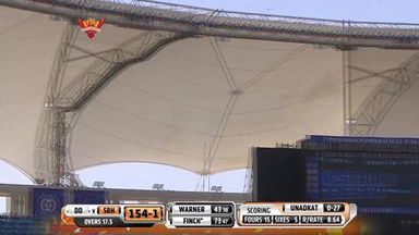 M12: SRH vs DD– Man of the Match - Aaron Finch