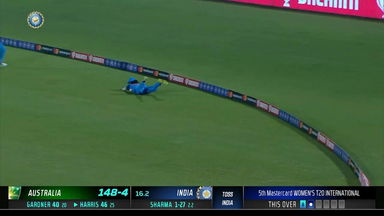 Anjali Sarvani's super save at the ropes