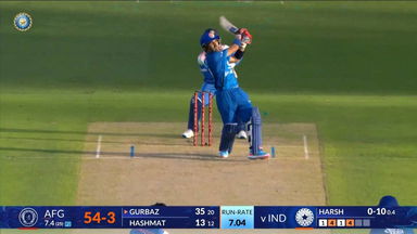 IND vs AFG 2026, 1st ODI: Rahmanullah Gurbaz Six