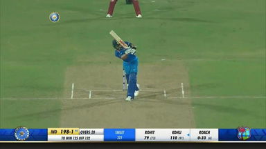 IND vs WI 2018, 1st ODI: Virat Kohli Six