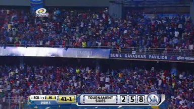 M27: MI vs RCB –  CM Gautam Six