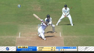 IND vs NZ 2021, 2nd Test, Day 3: Axar Patel Six