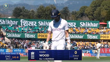 IND vs ENG 2024, 5TH Test: Mark Wood Wicket