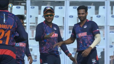 SMAT 2023 PQF 1, Gujarat vs Uttar Pradesh: Fall of Wickets