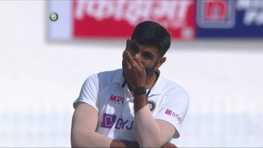 BOOM's booming yorker to Stokes