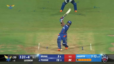 M03: LSG vs DC – Nicholas Pooran Six