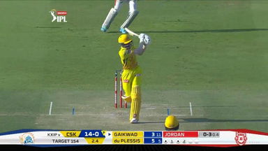 M53: CSK vs KXIP – Ruturaj Gaikwad Six