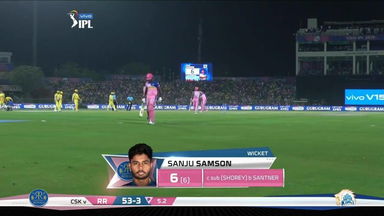 M25: RR vs CSK – Sanju Samson Wicket