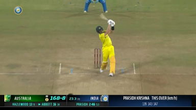 IND vs AUS 2023-24, 2ND ODI: Sean Abbott Six