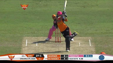 M26: SRH vs RR – Manish Pandey Six
