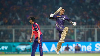 100 up in some STYLE: Narine cracks 6,4,6,4 to bring up century