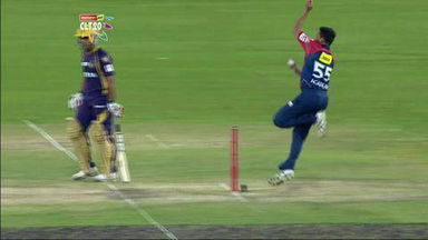 M2: DD vs KKR – Tiwary c & b Agarkar