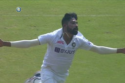 Siraj's fiery 3-wicket haul