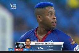 Q1: DC vs CSK – Shimron Hetmyer Wicket