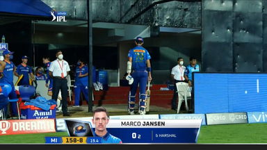 M01: MI vs RCB – Marco Jansen Wicket