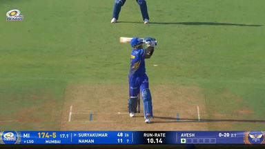 IPL 2025 M45: MI vs LSG - Suryakumar Yadav Six