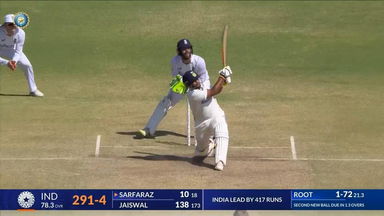 IND vs ENG 2024, 3RD Test:  Sarfaraz Khan Six