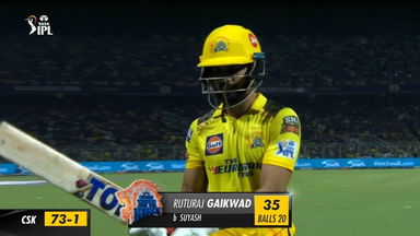 M33: KKR vs CSK – Ruturaj  Gaikwad Wicket