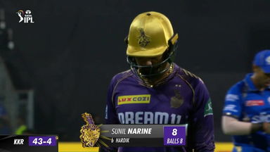 M51: MI vs KKR – Sunil Narine Wicket