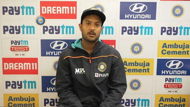 This innings was about grit & determination: Mayank