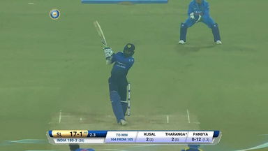 IND vs SL 2017, 1st T20I: Upul Tharanga Six