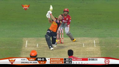 M22: SRH vs KXIP – David Warner Six