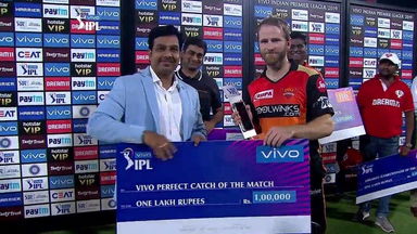 M38: SRH vs KKR – VIVO Perfect Catch of the Match – Kane Williamson