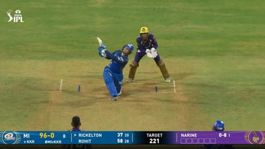 IPL 2026 M02: MI vs KKR - Ryan Rickelton Six