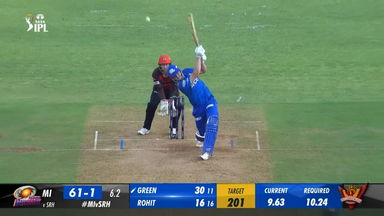 M69: MI vs SRH –  Cameron Green  Six