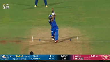 IPL 2026 M47: MI vs LSG - Rohit Sharma Six