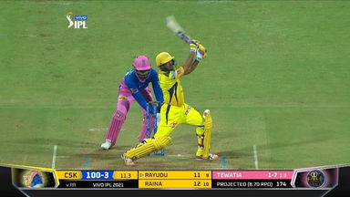 M12: CSK vs RR   – Ambati Rayudu Six