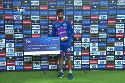 M42: MI vs PBKS  – Upstox most valuable Asset of the match –  Jasprit Bumrah